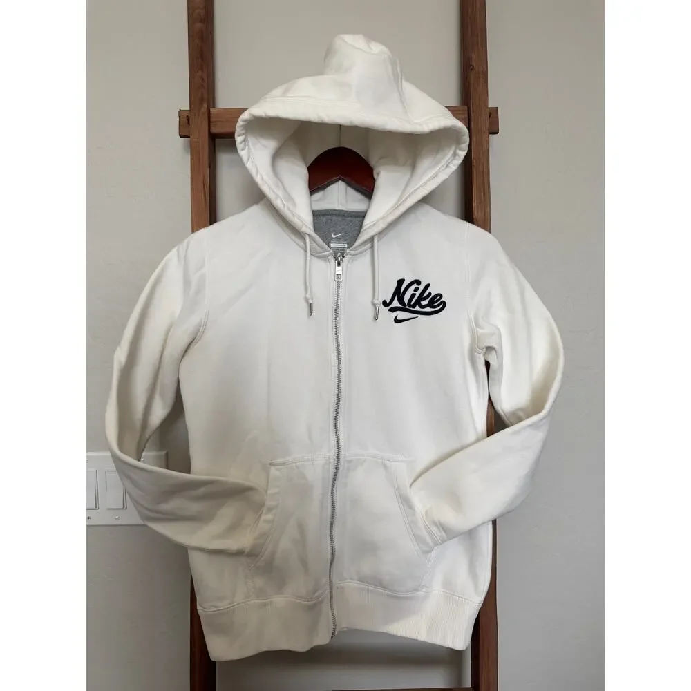 Vintage Women’s Nike full-zip hoodie -vintage cursive 